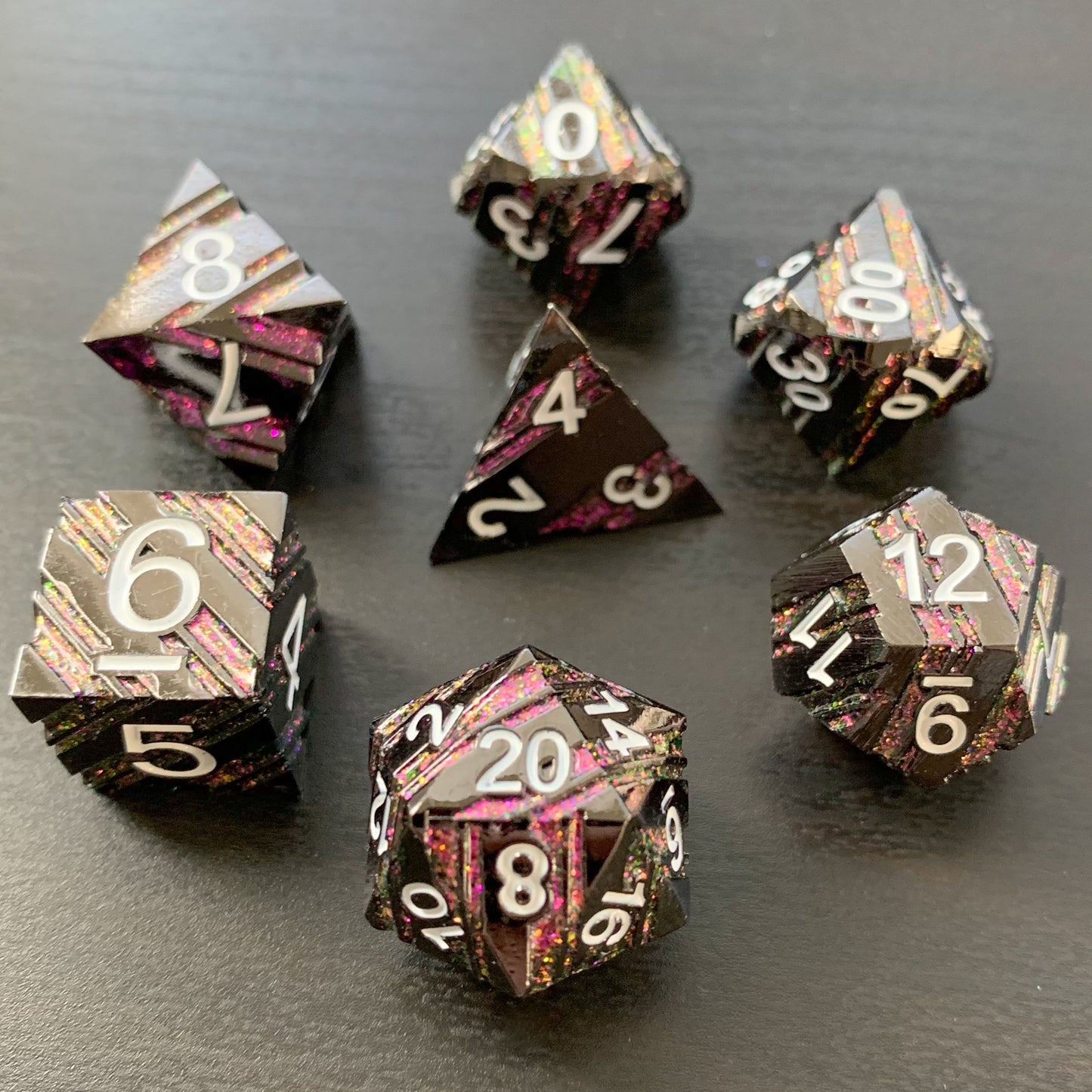 Arcane Fortress Metal Dice Set