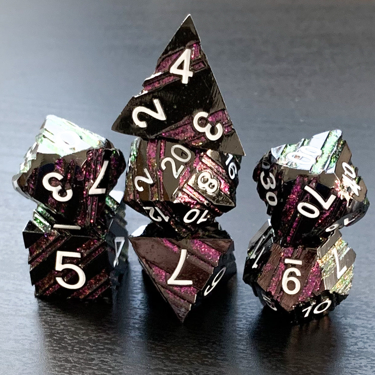 Arcane Fortress Metal Dice Set