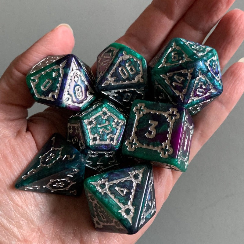 Jumbo 25 millimeter Polyhedral Dice Set