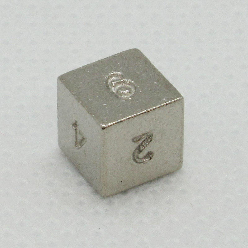 Silver Metal Micro D6